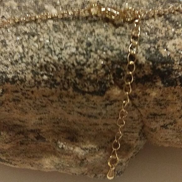 New Free People initial L Gold Boho beach Charm Necklace - Picture 5 of 7